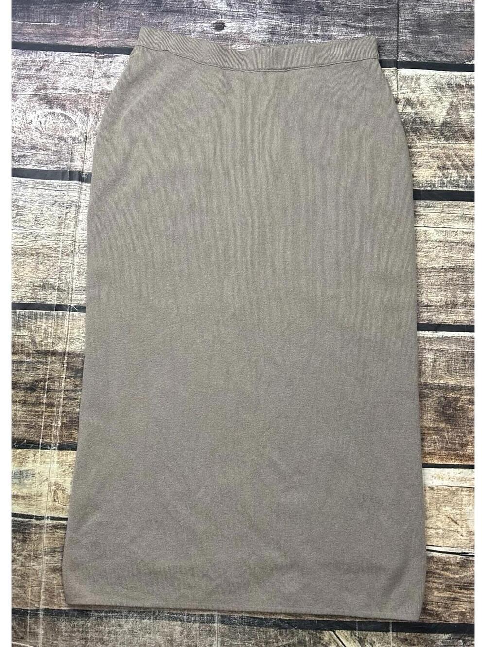 VTG Gispa Donna Maxi Skirt Womens XL 32x27 Cashmere Wool Pencil Made in Italy
